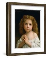 Little Girl-William Adolphe Bouguereau-Framed Giclee Print