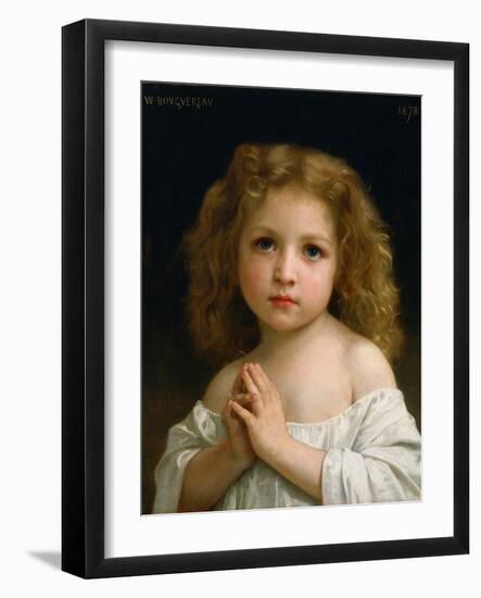 Little Girl-William Adolphe Bouguereau-Framed Giclee Print