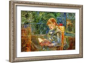 Little Girl-Berthe Morisot-Framed Art Print