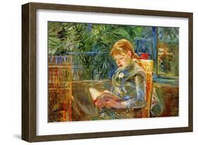 Little Girl-Berthe Morisot-Framed Art Print