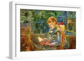 Little Girl-Berthe Morisot-Framed Art Print