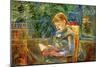 Little Girl-Berthe Morisot-Mounted Art Print