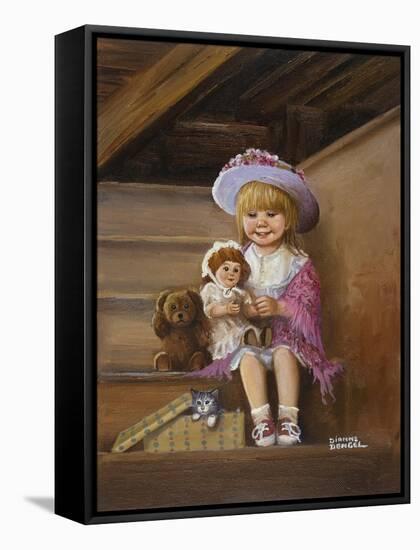 Little Girl-Dianne Dengel-Framed Stretched Canvas