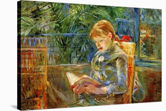 Little Girl-Berthe Morisot-Stretched Canvas