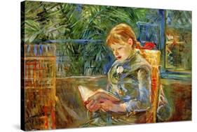 Little Girl-Berthe Morisot-Stretched Canvas