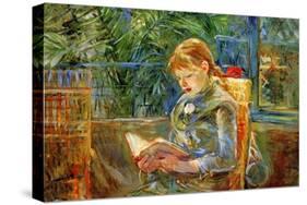Little Girl-Berthe Morisot-Stretched Canvas