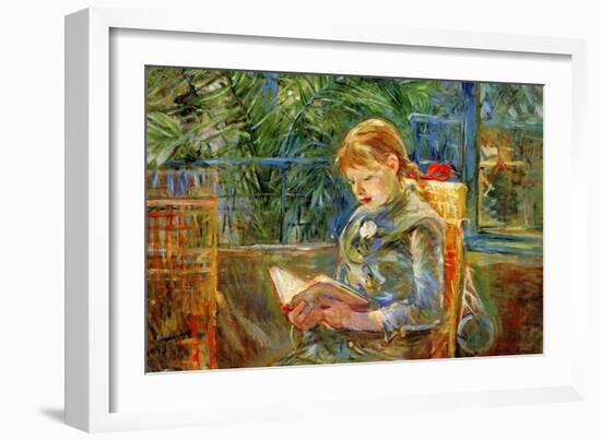 Little Girl-Berthe Morisot-Framed Art Print