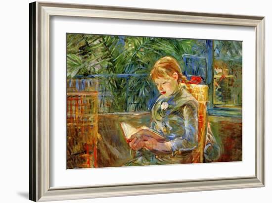 Little Girl-Berthe Morisot-Framed Art Print