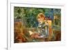 Little Girl-Berthe Morisot-Framed Art Print