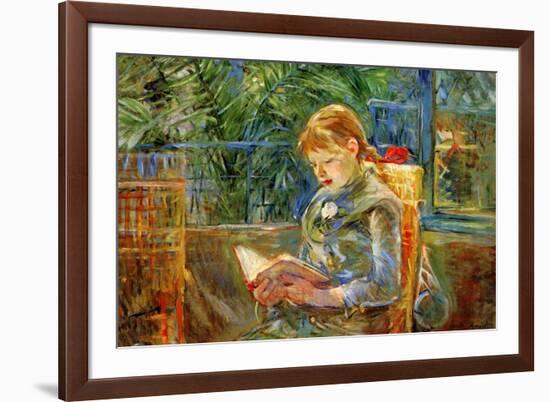 Little Girl-Berthe Morisot-Framed Art Print