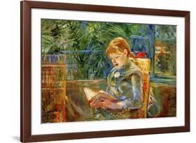 Little Girl-Berthe Morisot-Framed Art Print