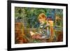 Little Girl-Berthe Morisot-Framed Art Print