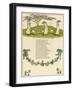 Little Girls and Little Lambs-Kate Greenaway-Framed Art Print