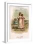 Little Girls at the Seaside-Maud Goodman-Framed Art Print