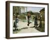 Little Girls Jumping Rope; Gamines Sautant a La Corde, 1888-Alphonse Etienne Dinet-Framed Giclee Print