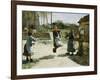 Little Girls Jumping Rope-Alphonse Etienne Dinet-Framed Giclee Print
