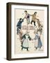 Little Girls of Other Lands in their Native Costumes-Ruth Cobb-Framed Art Print