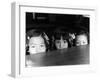 Little Girls Peeking over Rim of Table at California Chinese Mission School-Alfred Eisenstaedt-Framed Photographic Print