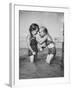 Little Girls Playing Together on a Beach-Lisa Larsen-Framed Photographic Print