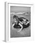 Little Girls Playing Together on a Beach-Lisa Larsen-Framed Premium Photographic Print