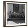 Little Girls Read their Lessons-Dorothea Lange-Framed Art Print