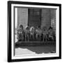 Little Girls Read their Lessons-Dorothea Lange-Framed Art Print