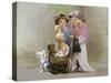 Little Girls-Dianne Dengel-Stretched Canvas