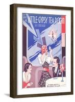 Little Gypsy Tea Room Sheet Music-null-Framed Art Print