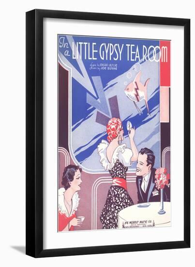 Little Gypsy Tea Room Sheet Music-null-Framed Art Print