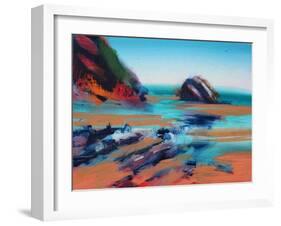 Little Haven II (acrylic on canvas, 2021)-Paul Powis-Framed Giclee Print