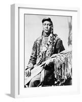 Little Head, North American Indian Chief, C1885-90-null-Framed Giclee Print