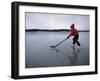 Little Hockey Player-null-Framed Photographic Print