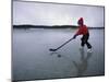 Little Hockey Player-null-Mounted Photographic Print
