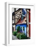 Little House In Golden Lane In Prague Castle-George Oze-Framed Photographic Print