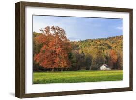 Little House In The Fall-Galloimages Online-Framed Photographic Print