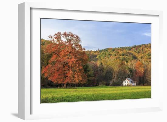 Little House In The Fall-Galloimages Online-Framed Photographic Print