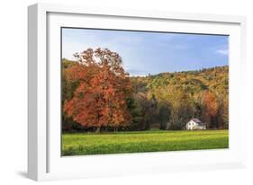 Little House In The Fall-Galloimages Online-Framed Photographic Print