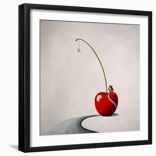 Little House on the Cherry-Cindy Thornton-Framed Art Print