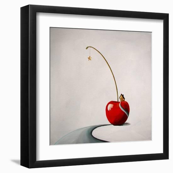 Little House on the Cherry-Cindy Thornton-Framed Art Print