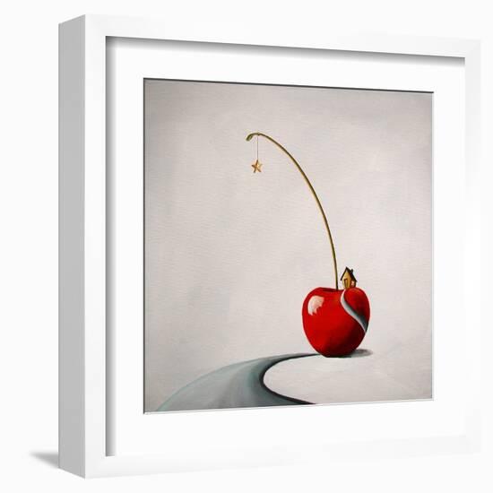 Little House on the Cherry-Cindy Thornton-Framed Art Print