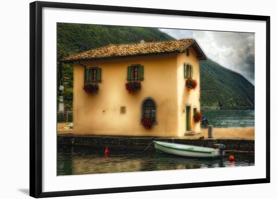 Little House On The Jetty-George Oze-Framed Photographic Print