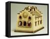 Little House with Light, Miniature, Ceramic, Thun Manufacture, Italy-null-Framed Stretched Canvas