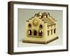 Little House with Light, Miniature, Ceramic, Thun Manufacture, Italy-null-Framed Giclee Print