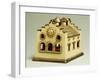 Little House with Light, Miniature, Ceramic, Thun Manufacture, Italy-null-Framed Giclee Print