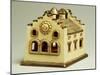 Little House with Light, Miniature, Ceramic, Thun Manufacture, Italy-null-Mounted Giclee Print
