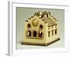 Little House with Light, Miniature, Ceramic, Thun Manufacture, Italy-null-Framed Giclee Print