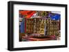 Little Housing Filled with Small Buddha Statues, Paro Tshechu, Bhutan-Michael Runkel-Framed Photographic Print