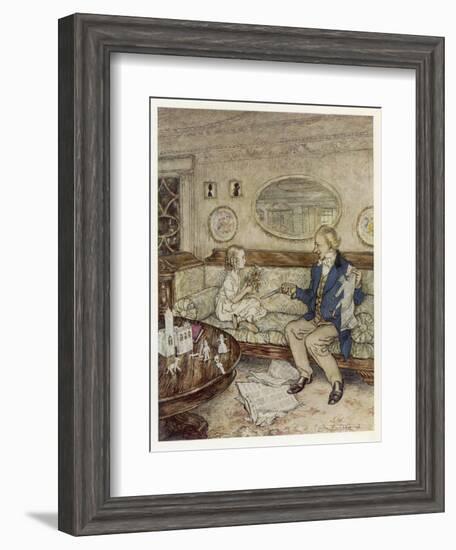 Little Ida's Flowers-Arthur Rackham-Framed Art Print