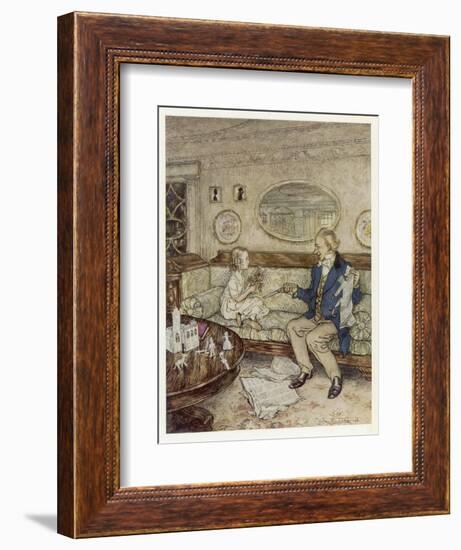 Little Ida's Flowers-Arthur Rackham-Framed Art Print