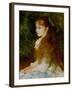 Little Irene, Portrait of the 8 Year-Old Daughter of the Banker Cahen D'Anvers, 1880-Pierre-Auguste Renoir-Framed Giclee Print